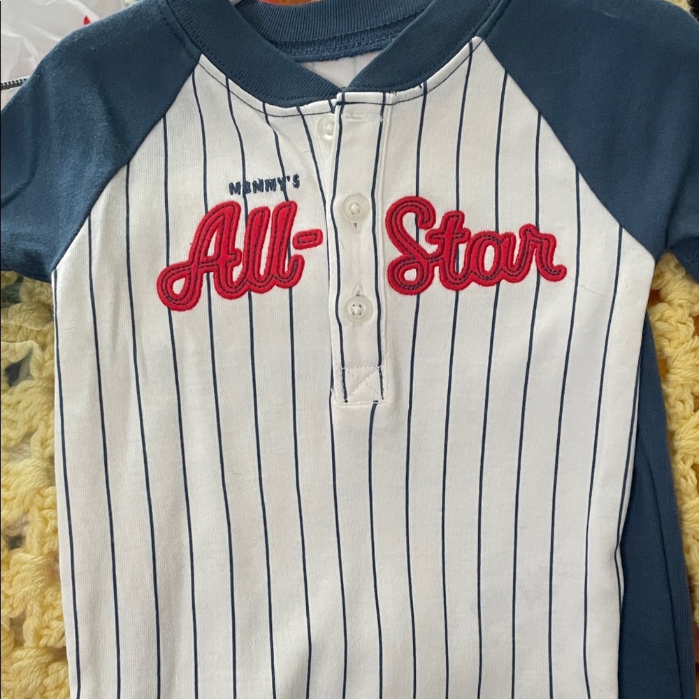 Carter's Blue and White All-Star Outfit.